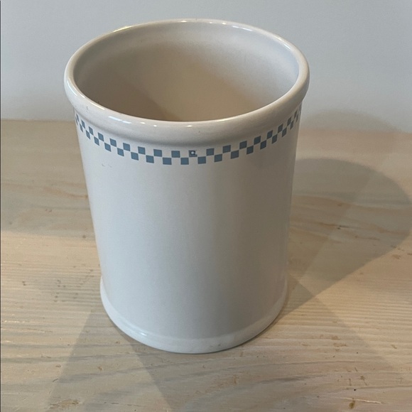 1990s Vintage Country Goose Ceramic Cooking Utensil Jar Moonlight - Picture 3 of 4